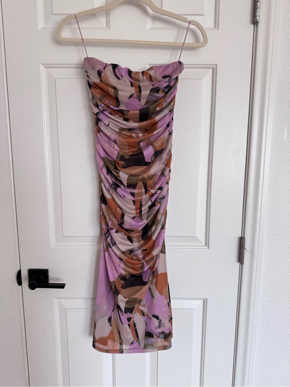 Open Edit Mesh Tube MIDI dress